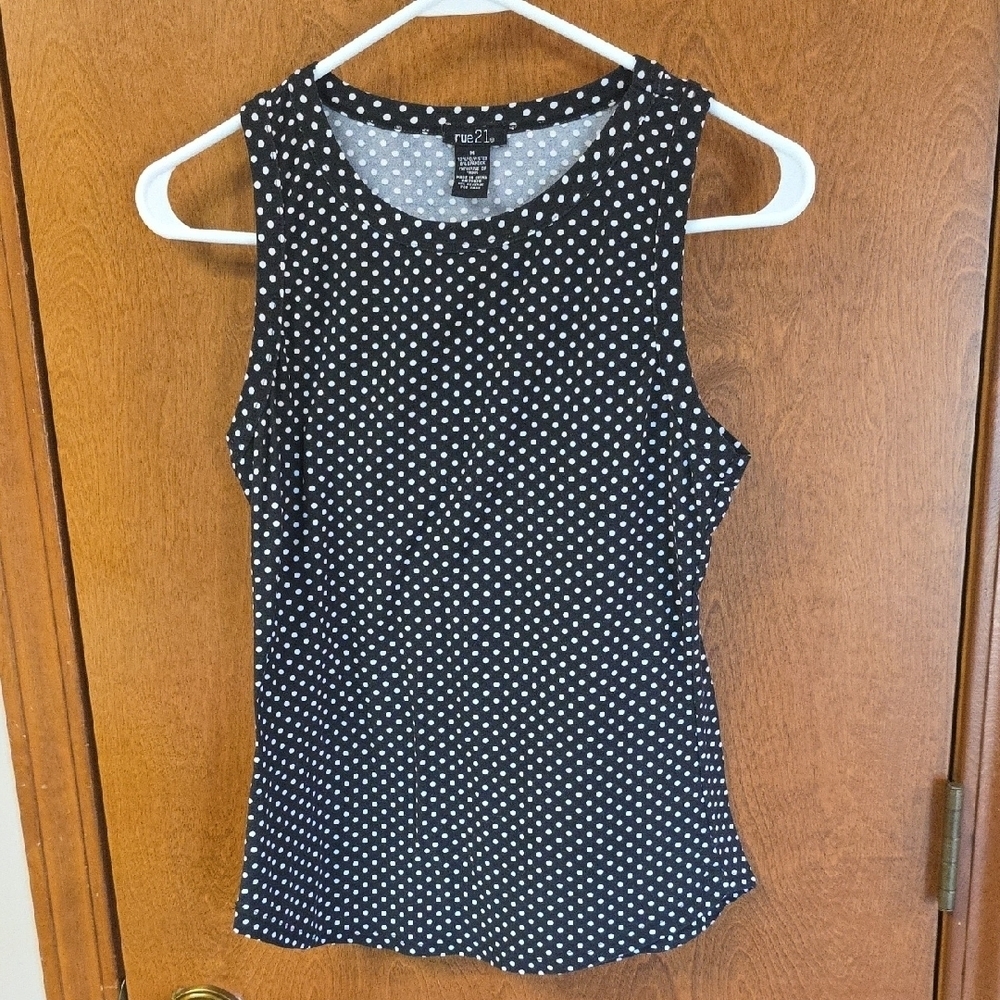 Rue21 Retro Polka Dot Tank